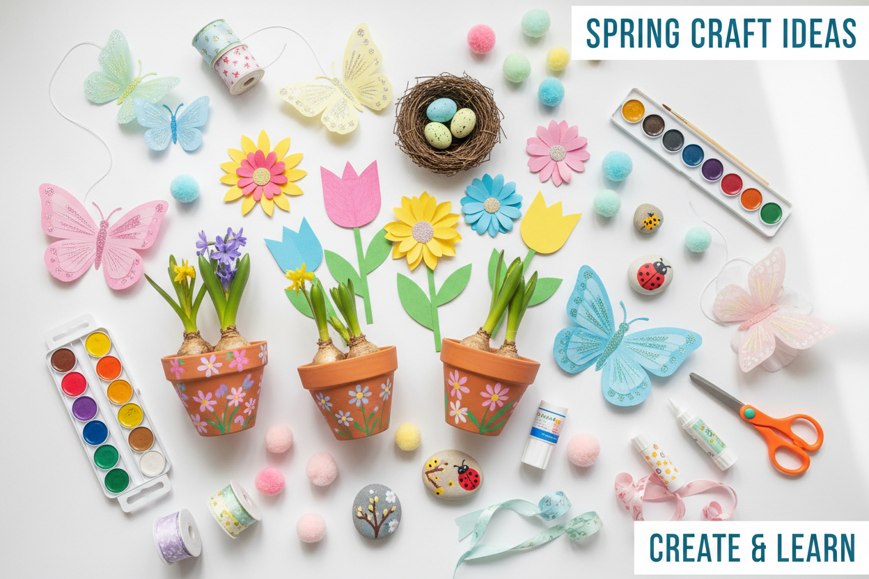 10 Innovative Spring Craft Ideas for All Ages - Gramco School Supplies