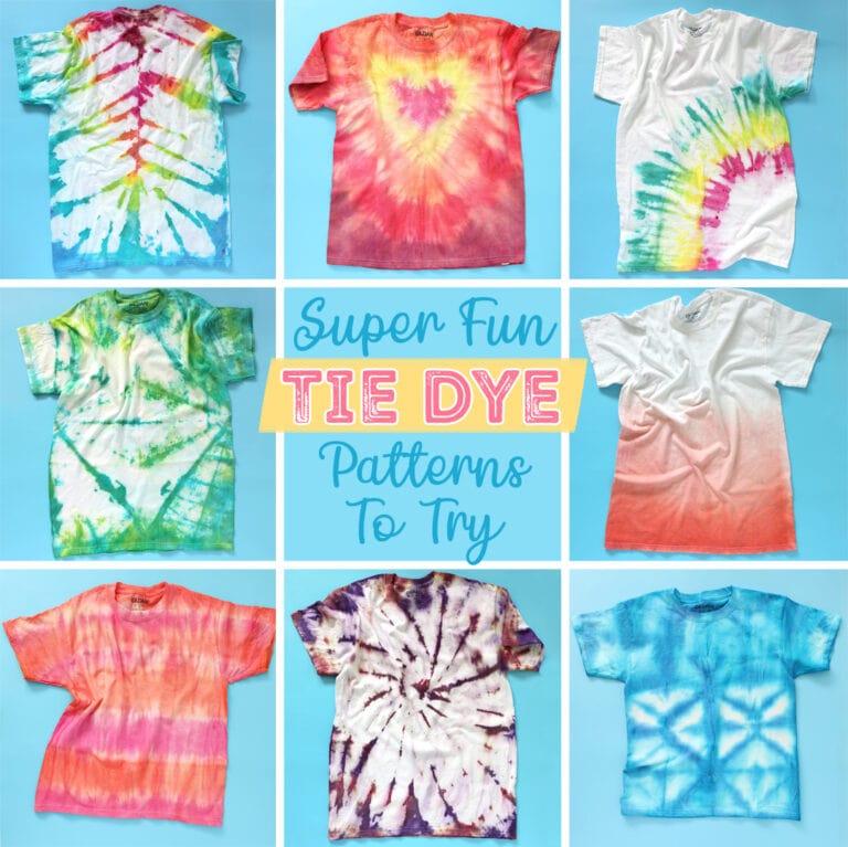 10 Creative Tie Dye Patterns To Try