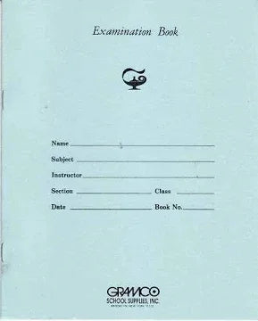 Examination Blue Book - Gramco School Supplies