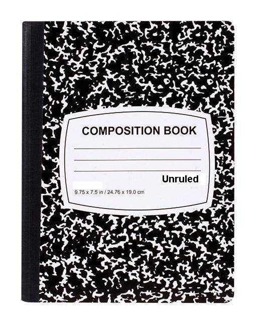 Composition Books Unruled