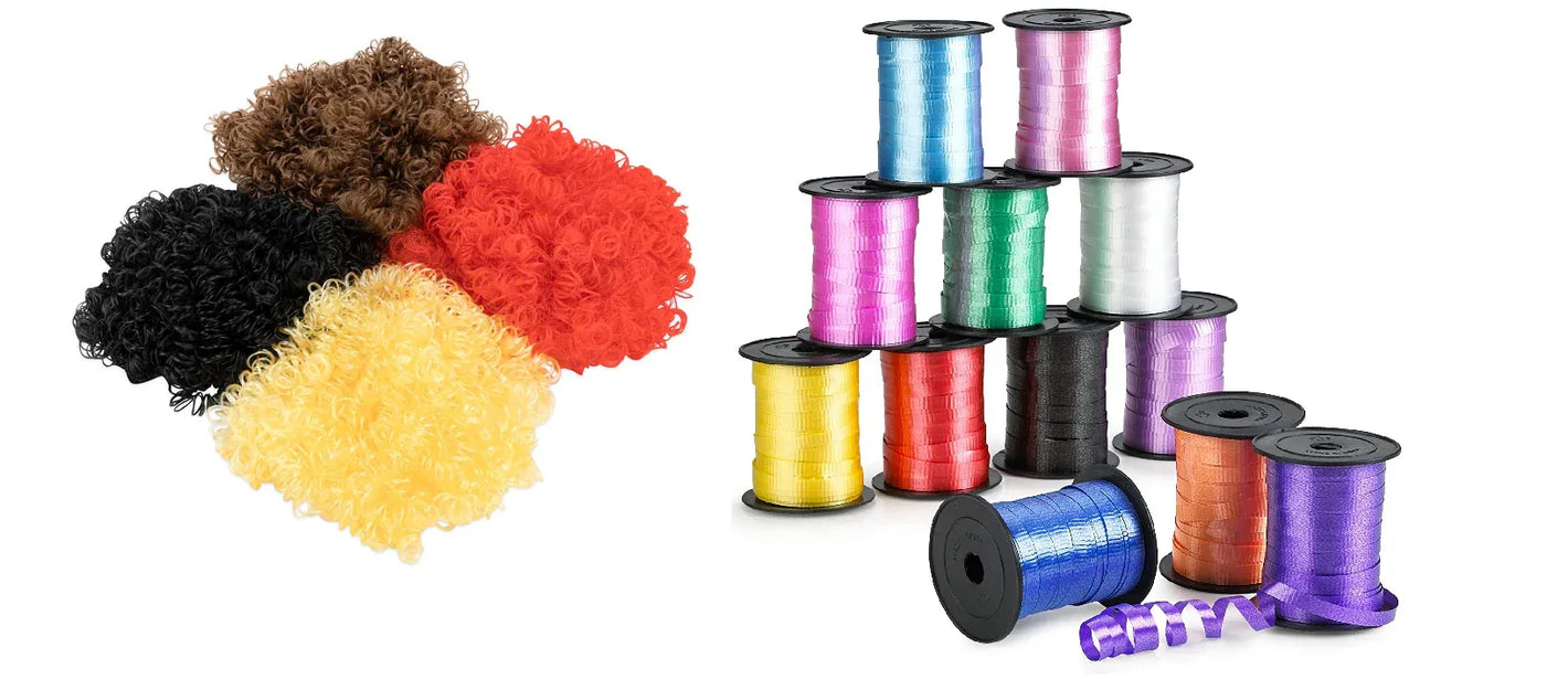 Craft Curly Hair & Ribbon