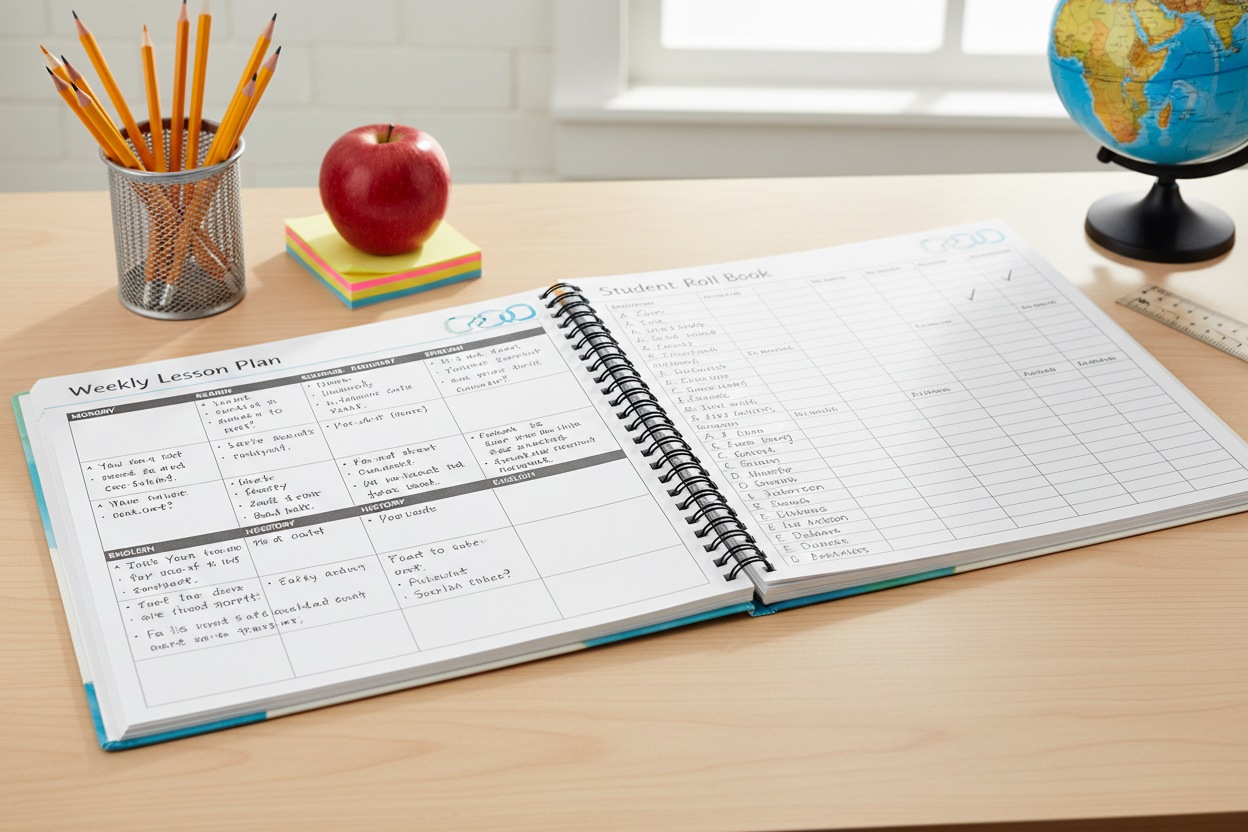 Books Roll & Plan Book
