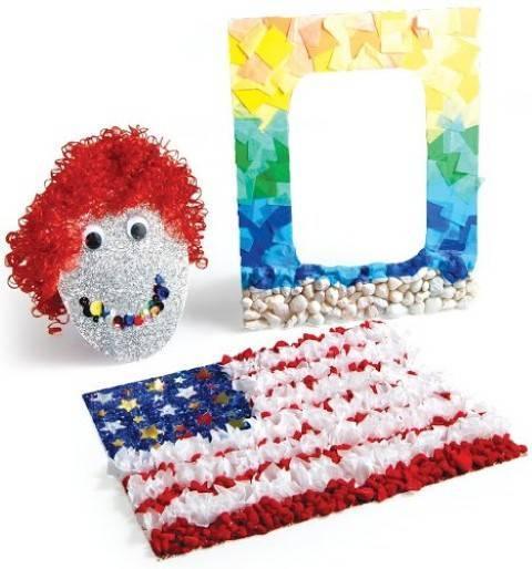 sticky collage boards