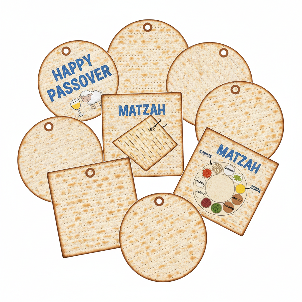 Matzah Tag Cutouts