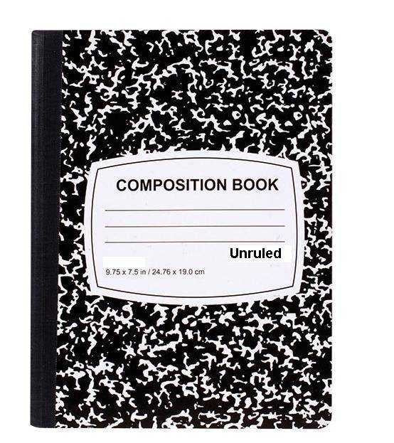 Composition Books Unruled