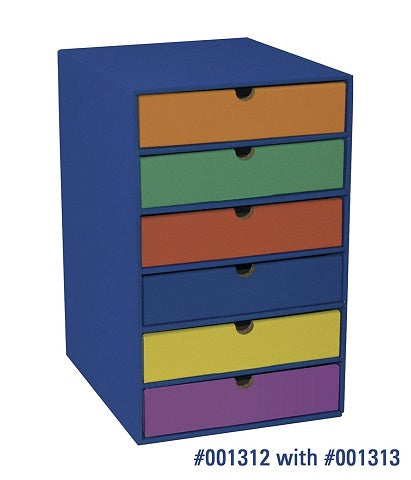Pacon Classroom Keepers 6-Shelf Organizer, Blue, 001312