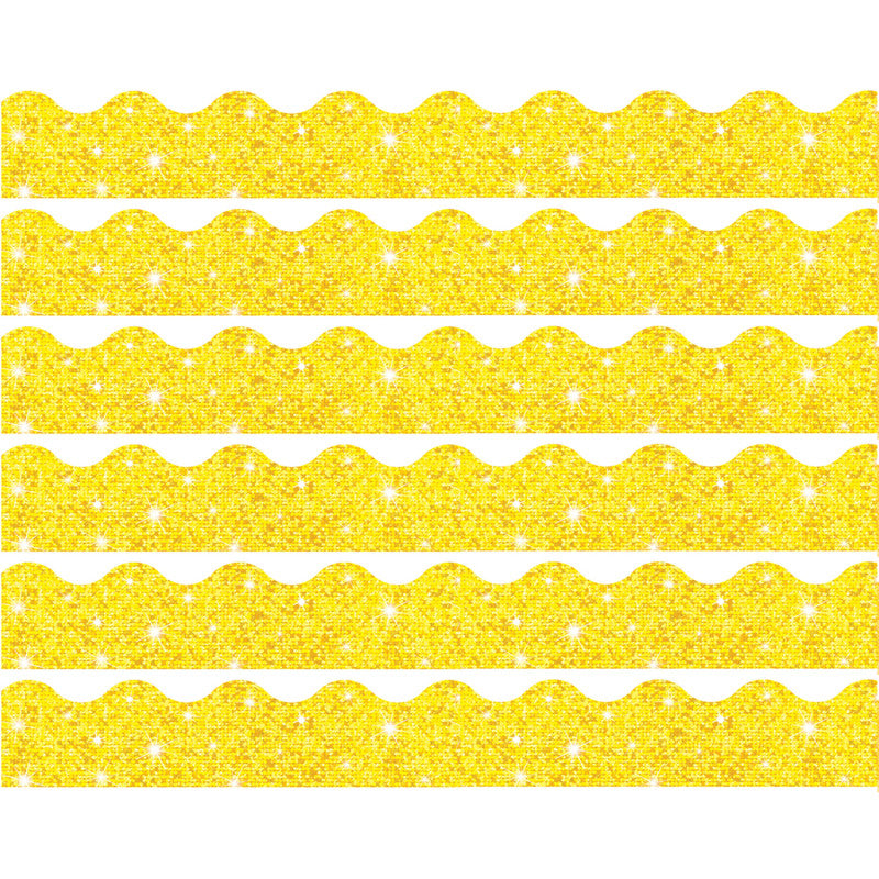 Yellow Sparkle Terrific Trimmers&reg;, 32.5 Feet Per Pack, 6 Packs