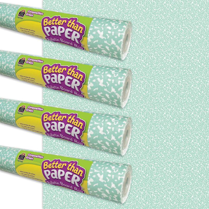 Composition Green Better Than PaperÂ® Bulletin Board Roll 4-pack