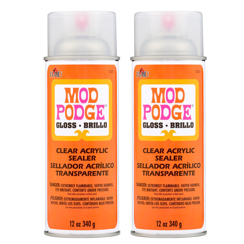 Acrylic Aerosol Sealer, 12oz., Gloss, Pack of 2