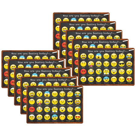 Computer Mouse Pad, 8" x 10", How are You Feeling, Pack of 10