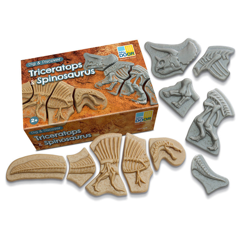 Dig and Discover - Triceratops & Spinosaurus