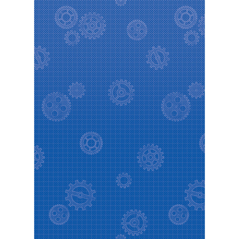 Better Than Paper&reg; Bulletin Board Roll, 4' x 12', Gears, 4 Rolls