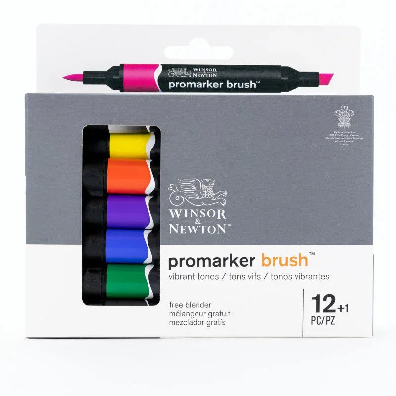 WN ProMarker Brush 12+1 Vibrant Tones