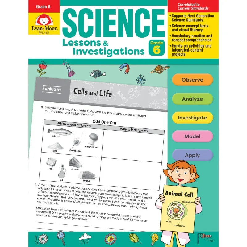 Science Lessons and Investigations, Grade 6