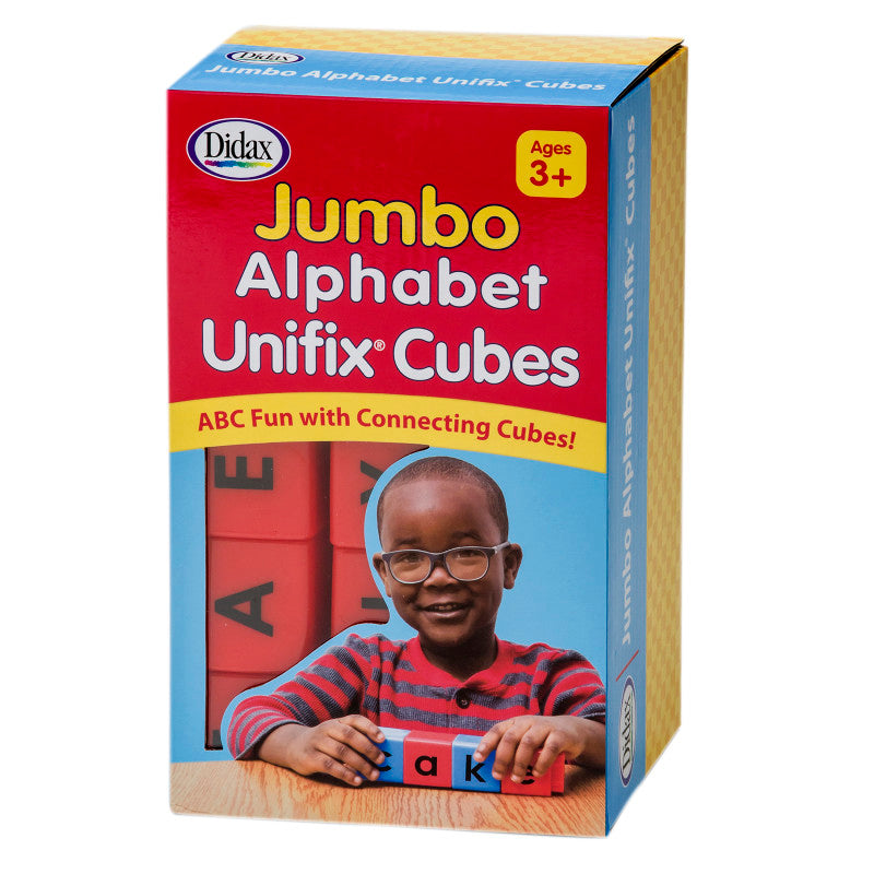 Jumbo Alphabet Unifix&reg; Cubes, Set of 30