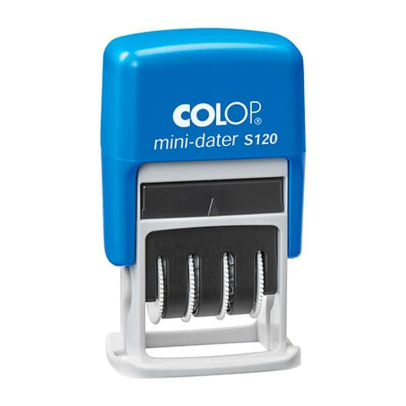 Self-Inking S-120 Line Dater Stamp, Adjustable Date, 5/32 Inch, Black