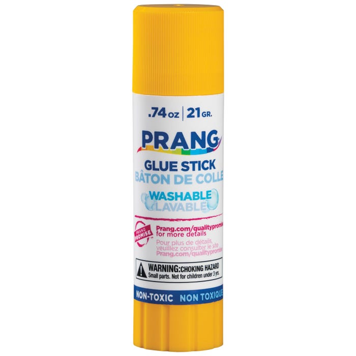 Prang Washable Glue Stick, Clear, 0.74oz.,  (DIX15155)