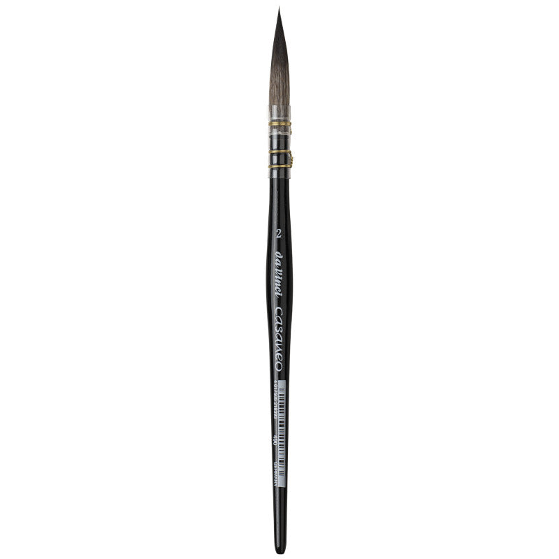CASANEO Quill Liner, Extra Soft Synthetic, Watercolor, Long Tip, Series 490, Size 2