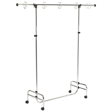 Adjustable Pocket Chart Stand, Metal, Locking Casters, Adjustable to 78", 1 Stand