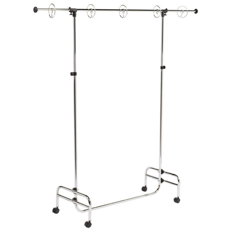 Adjustable Pocket Chart Stand, Metal, Locking Casters, Adjustable to 78", 1 Stand