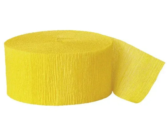 Jumbo Crepe Paper Streamers- 1-3/4" x 500'