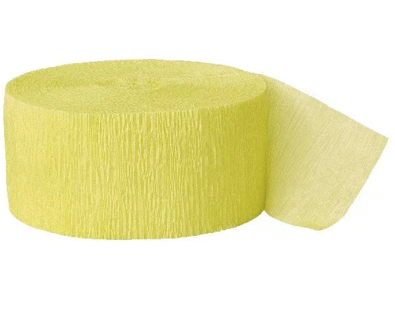 Jumbo Crepe Paper Streamers- 1-3/4" x 500'