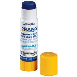 Prang Washable Glue Stick, BLUE and Dries Clear, 0.28 oz., (DIX15089)