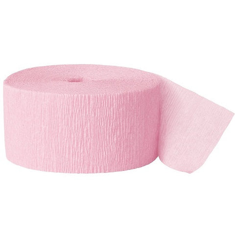 Crepe Paper Streamers- 1-3/4" x 81' Pink