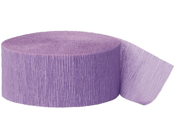 Crepe Paper Streamers- 1-3/4" x 81' Orchid