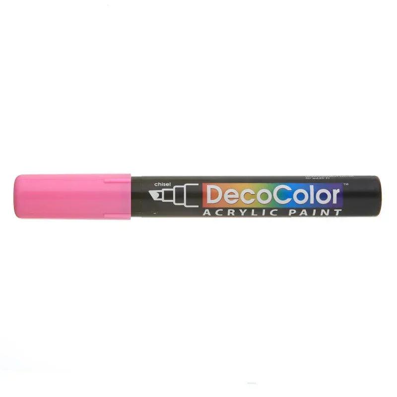 DecoColor® Acrylic Paint Pen, 315-S, Chisel Tip, Pink #9 – Gramco ...