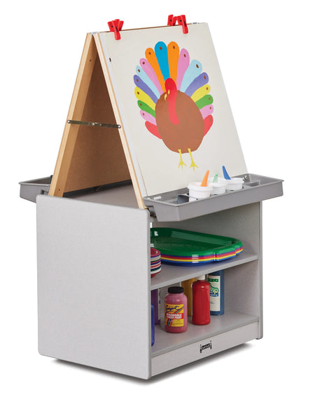Rainbow Accents® 2 Station Art Center - Gray