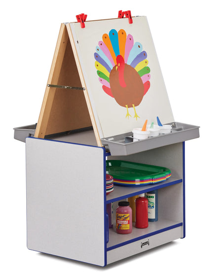 Rainbow Accents® 2 Station Art Center - Blue