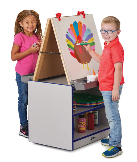 Rainbow Accents® 2 Station Art Center - Blue