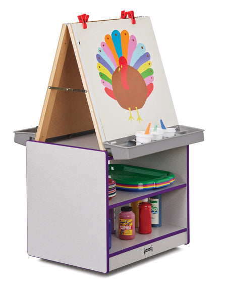 Rainbow Accents® 2 Station Art Center - Purple