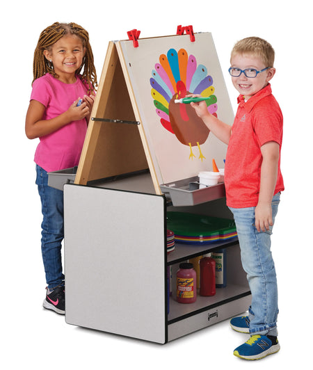 Rainbow Accents® 2 Station Art Center - Black