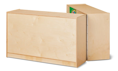 Jonti-Craft® Low Mobile Fold-n-Lock - Plywood Back