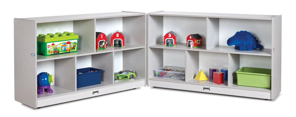 Rainbow Accents® Low Mobile Fold-n-Lock - Gray