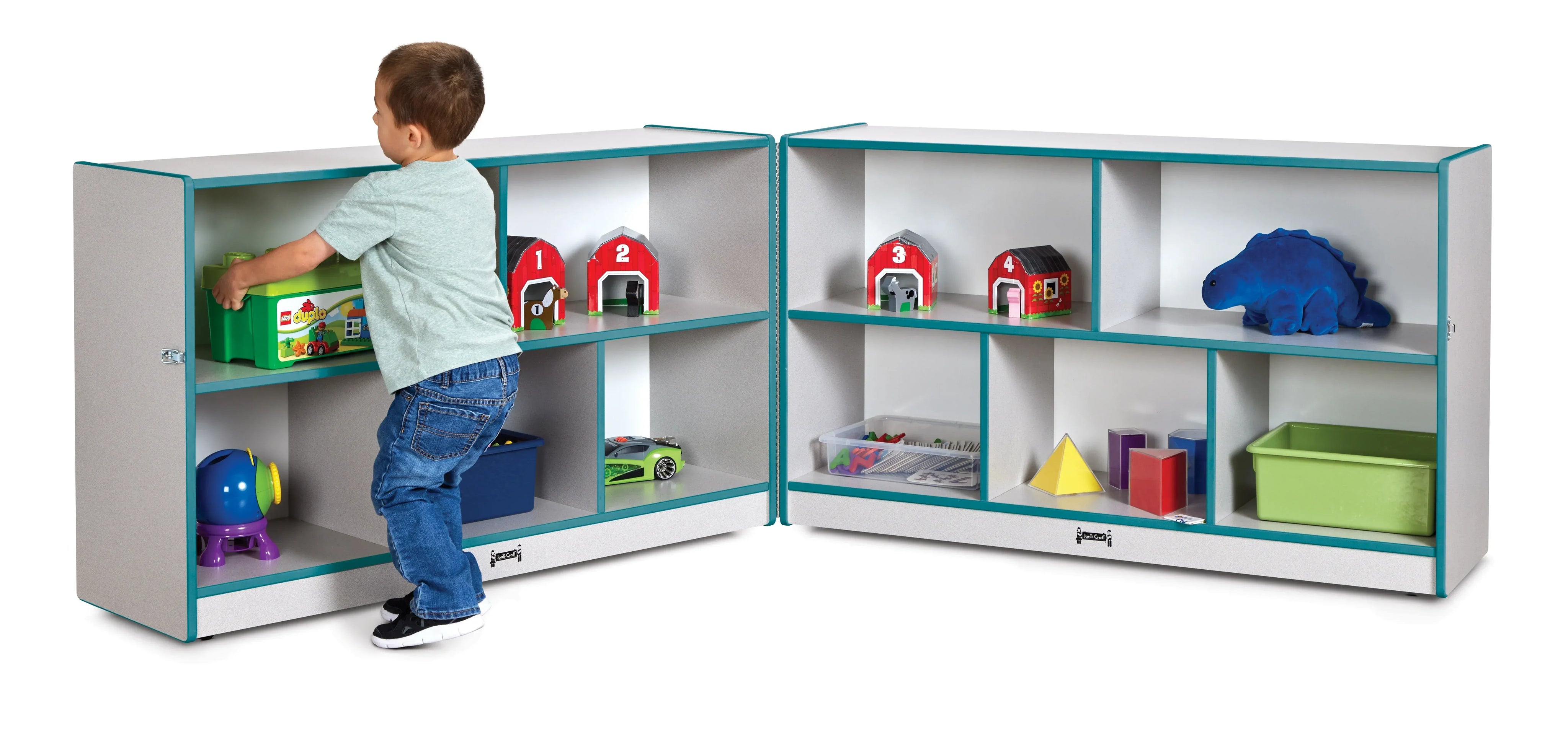 Rainbow Accents® Low Mobile Fold-n-Lock - Teal