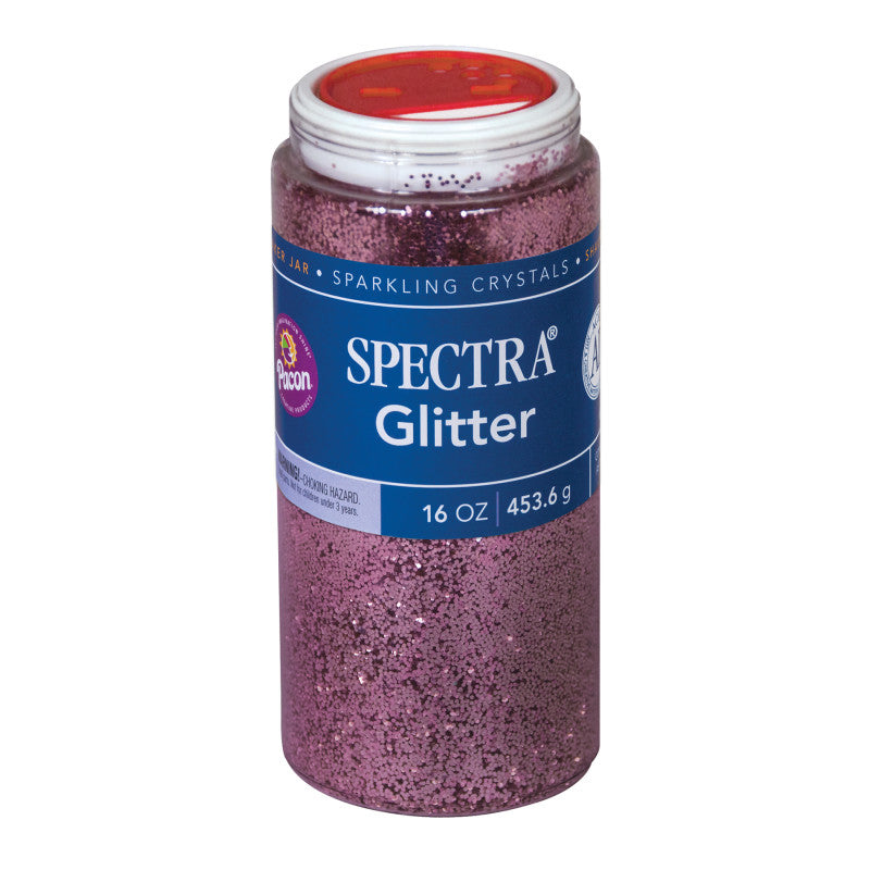 Spectra® Glitter Sparkling Crystals, 1 lb., Pink