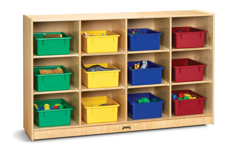 Jonti-Craft® 12 Tub Large Mobile Unit - with Colored Tubs