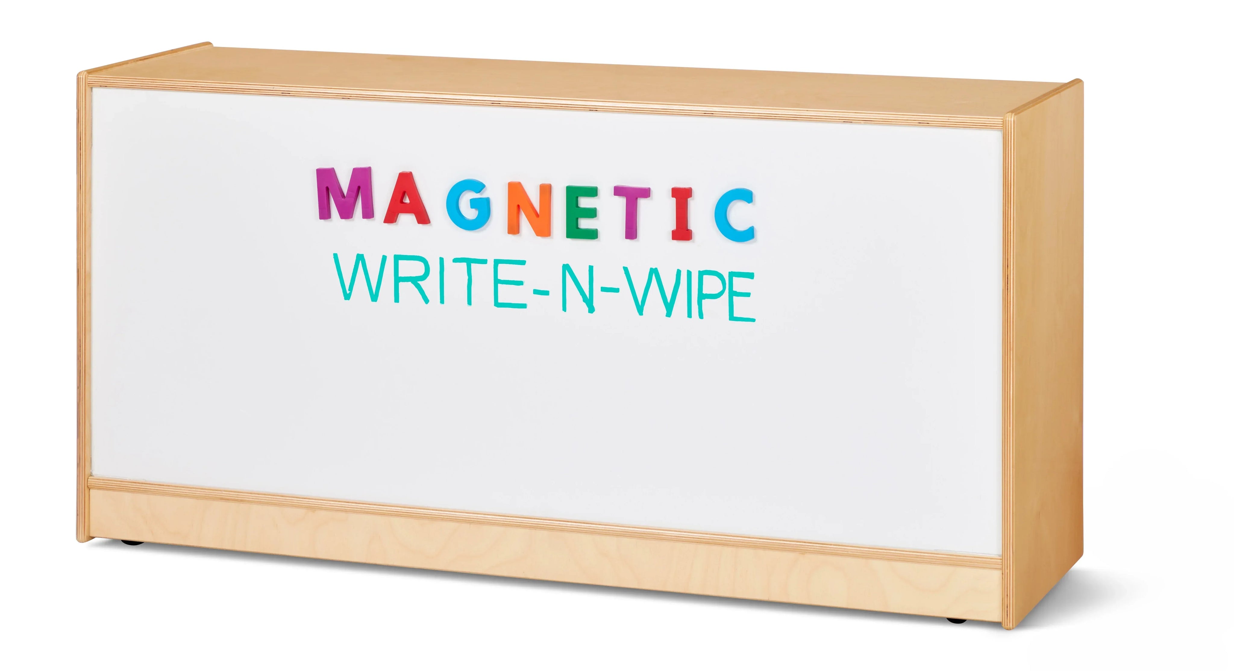 Jonti-Craft® Toddler Single Mobile Storage Unit - 18" Deep - Magnetic Write-n-Wipe Back