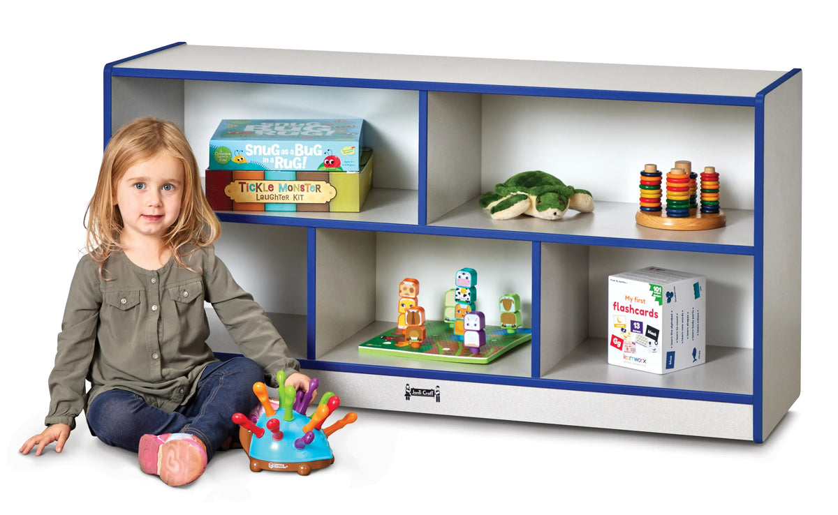 Rainbow Accents® Toddler Single Mobile Storage Unit - Blue