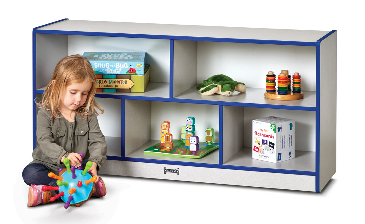Rainbow Accents® Toddler Single Mobile Storage Unit - Blue