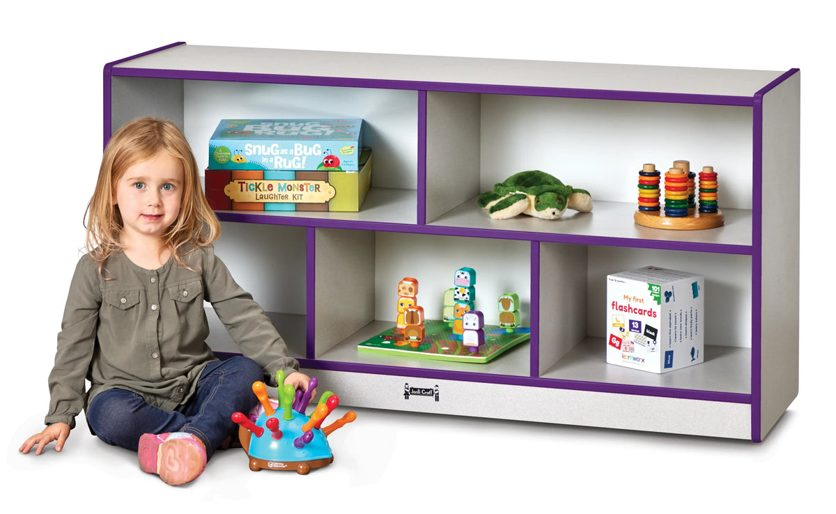 Rainbow Accents® Toddler Single Mobile Storage Unit - Purple