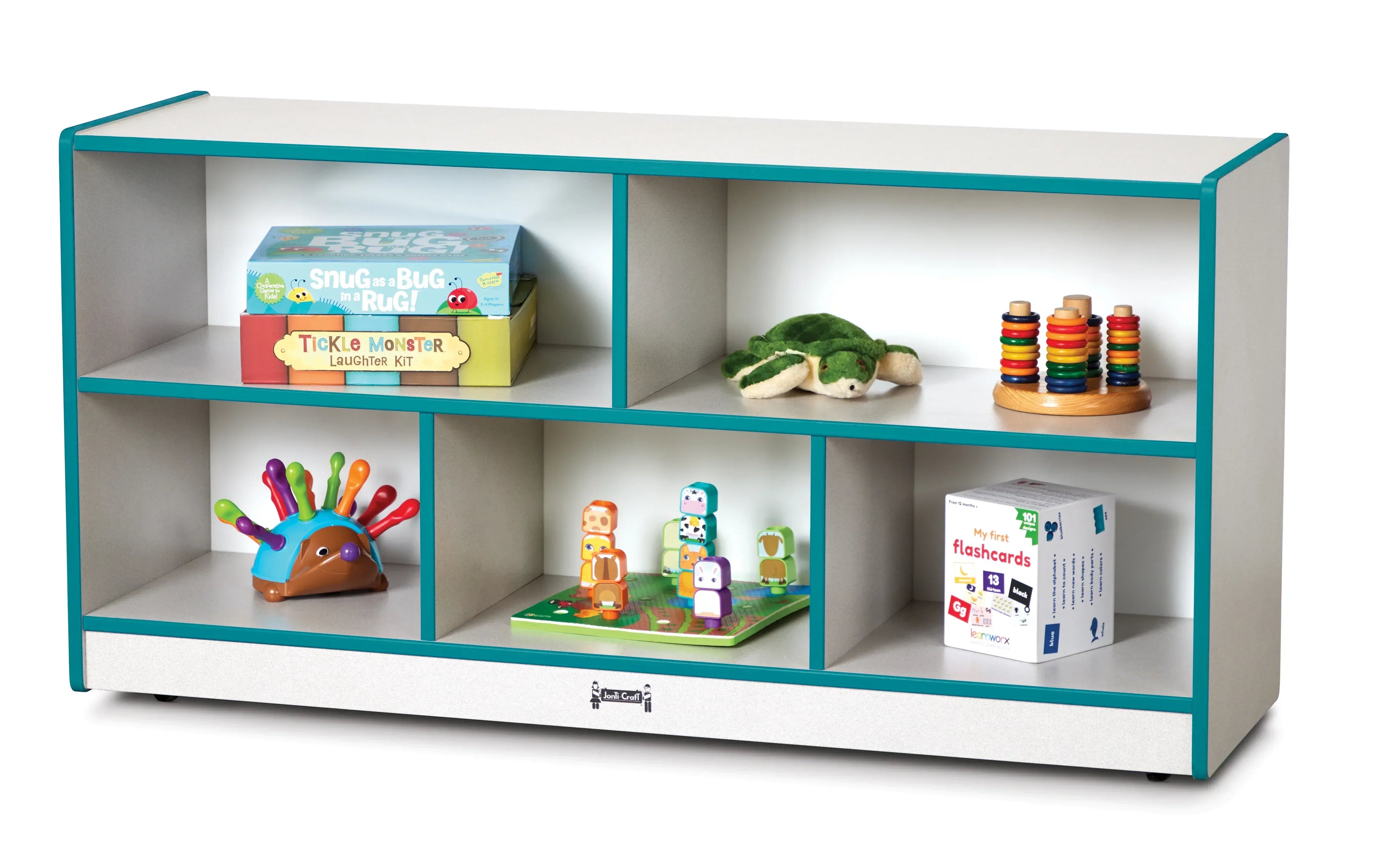 Rainbow Accents® Toddler Single Mobile Storage Unit - Teal