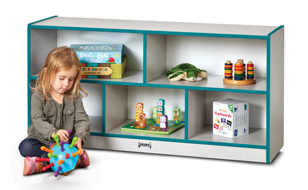 Rainbow Accents® Toddler Single Mobile Storage Unit - Teal