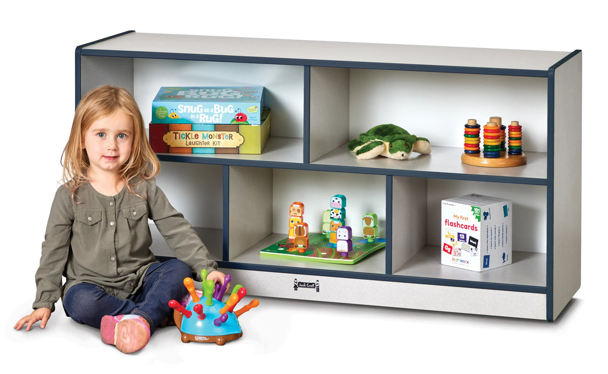 Rainbow Accents® Toddler Single Mobile Storage Unit - Navy