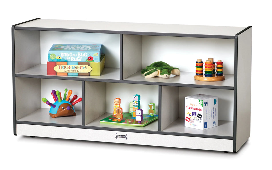 Rainbow Accents® Toddler Single Mobile Storage Unit - Black
