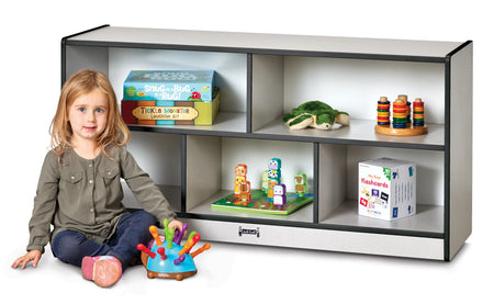 Rainbow Accents® Toddler Single Mobile Storage Unit - Black