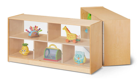Jonti-Craft® Toddler Mobile Fold-n-Lock - See-Thru Back